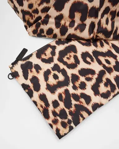 Vee Collective Caba Medium Polyester and Nylon Leopard-Print Tote Bag | Thumbnail 5 Vee Collective Caba Medium Polyester and Nylon Leopard-Print Tote Bag | Thumbnail 5