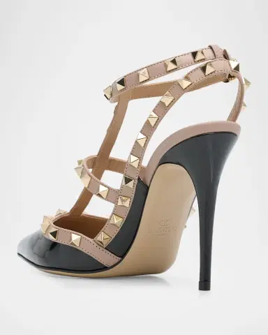 Valentino Garavani Rockstud 100mm Slingback High-Heel Pumps | Thumbnail 4 Valentino Garavani Rockstud 100mm Slingback High-Heel Pumps | Thumbnail 4