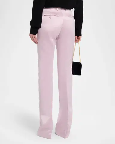 TOM FORD Satin Straight-Leg Tailored Pants | Thumbnail 3 TOM FORD Satin Straight-Leg Tailored Pants | Thumbnail 3