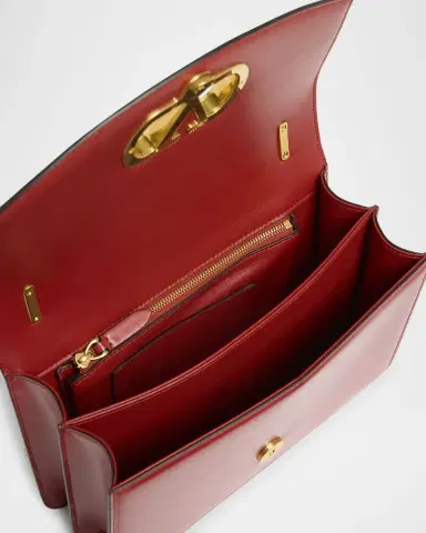 Valentino Garavani Vain VLOGO Leather Shoulder Bag | Thumbnail 3