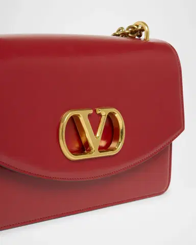 Valentino Garavani Vain VLOGO Leather Shoulder Bag | Thumbnail 5