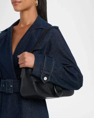Staud Harlow Medium Leather Shoulder Bag | Thumbnail 2