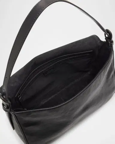 Staud Harlow Medium Leather Shoulder Bag | Thumbnail 4