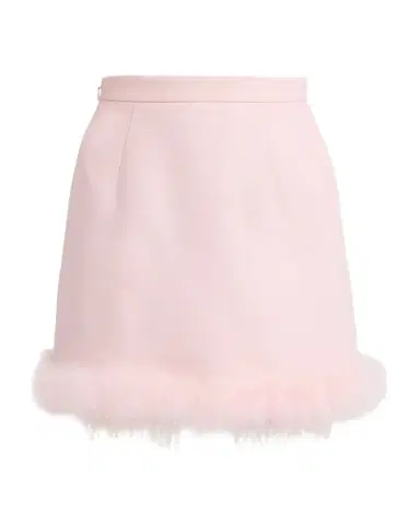 Valentino Garavani Feather-Trim Crepe Couture Mini Skirt | Thumbnail 1 Valentino Garavani Feather-Trim Crepe Couture Mini Skirt | Thumbnail 1