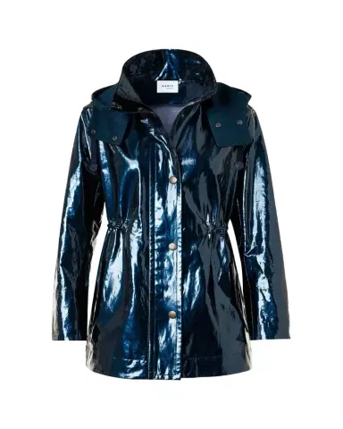 Akris punto Lacquered Short Parka Jacket | Thumbnail 1