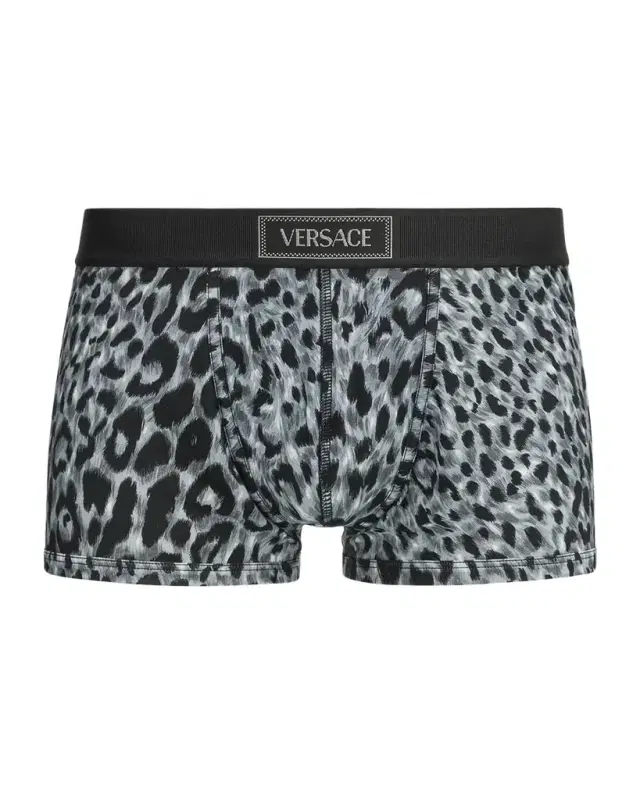 Men 's Leopard Vintage Logo Trunks