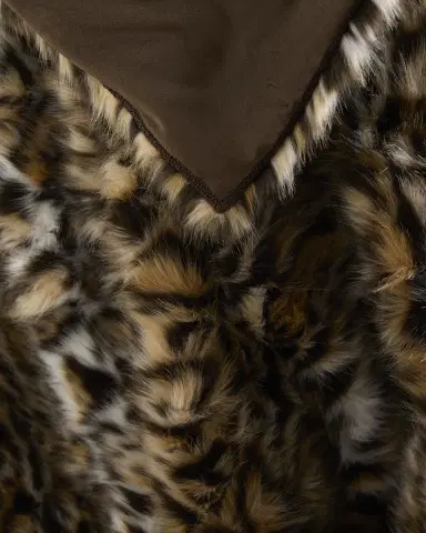 Lyla Grant Faux Fox Throw, 60" x 72" | Thumbnail 2