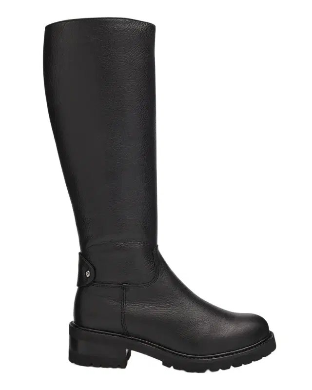 Cate Waterproof Pebble Leather Knee-High Boots Cate Waterproof Pebble Leather Knee-High Boots