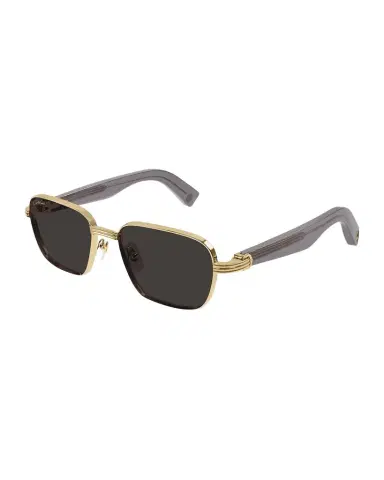 Cartier Men's C-Hinge Metal Rectangle Sunglasses | Thumbnail 1 Cartier Men's C-Hinge Metal Rectangle Sunglasses | Thumbnail 1