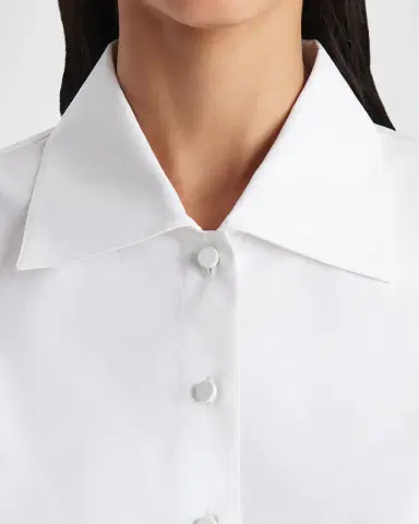 Khaite Jasen Crop Button-Down Top | Thumbnail 5
