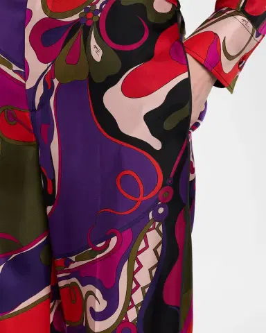 PUCCI Orchidee-Print Silk Straight-Leg Pants | Thumbnail 4 PUCCI Orchidee-Print Silk Straight-Leg Pants | Thumbnail 4