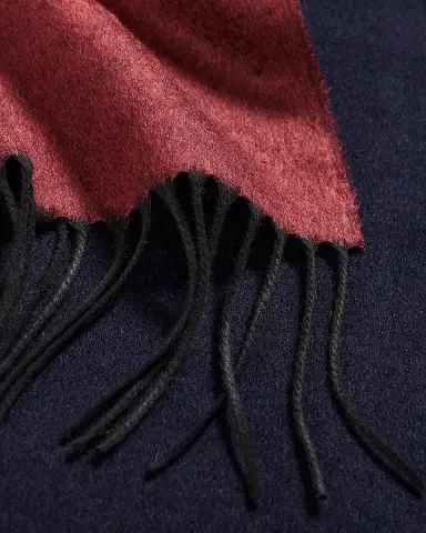 PIACENZA 1733 Men's Mirror Silk and Cashmere Double-Face Scarf | Thumbnail 3 PIACENZA 1733 Men's Mirror Silk and Cashmere Double-Face Scarf | Thumbnail 3
