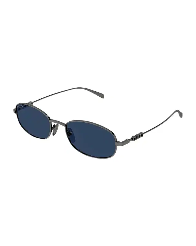 Block 54mm Oval Metal Sunglasses