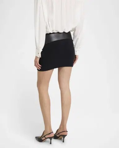 Chloé Scalloped Wool & Cashmere Knit Mini Skirt | Thumbnail 2
