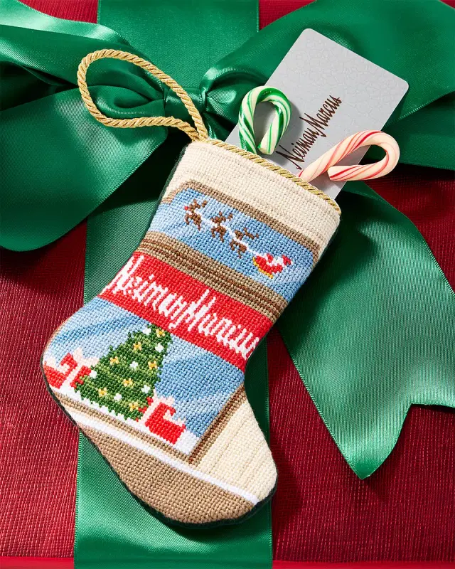 "Neiman's Door" Mini Bauble Stocking