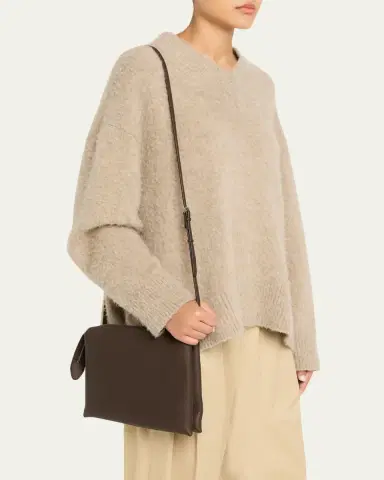 THE ROW Nu Twin Crossbody in Lux Grained Calfskin | Thumbnail 2