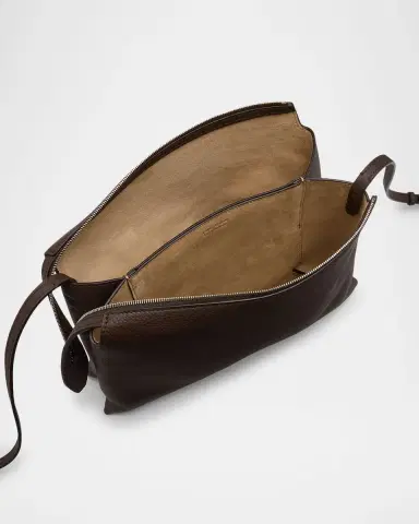 THE ROW Nu Twin Crossbody in Lux Grained Calfskin | Thumbnail 8