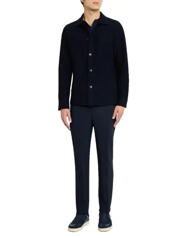 Men 's Boiled Wool Overshirt