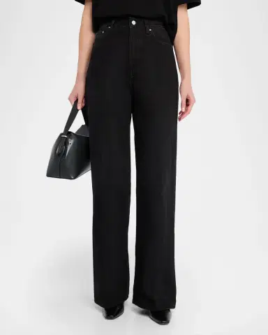 TOTEME Wide-Leg Organic Cotton Jeans | Thumbnail 3 TOTEME Wide-Leg Organic Cotton Jeans | Thumbnail 3