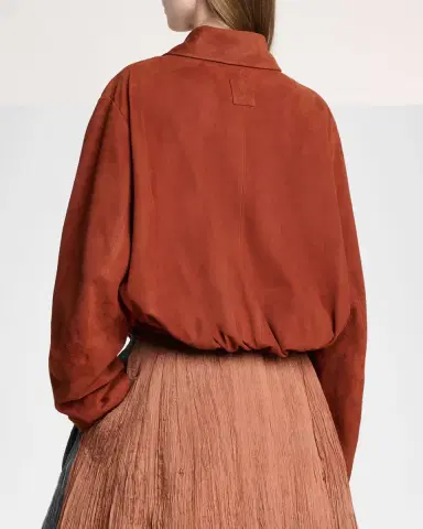 Loewe Coloblock Suede Balloon Jacket | Thumbnail 3 Loewe Coloblock Suede Balloon Jacket | Thumbnail 3