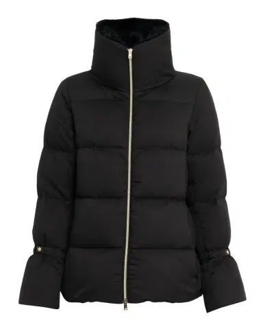 Herno Faux Fur Lined Down Puffer Jacket | Thumbnail 1