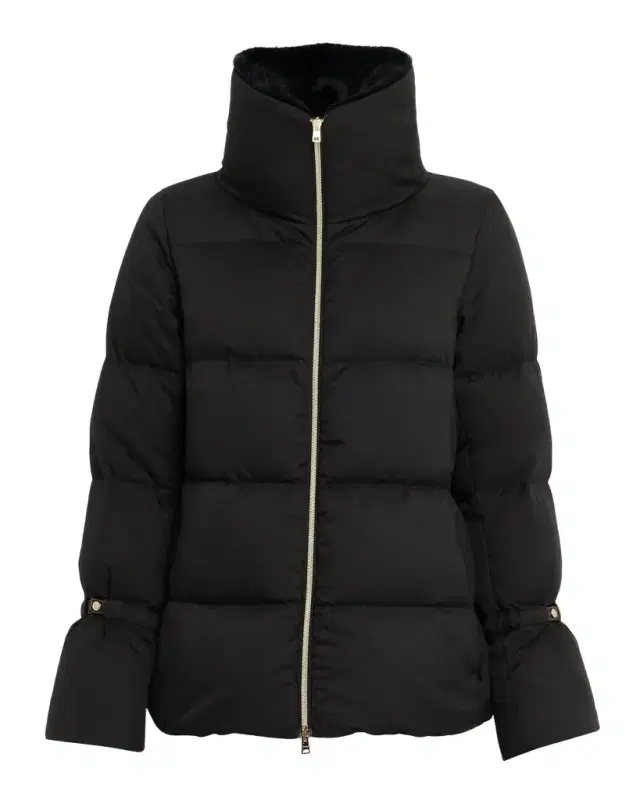 Faux Fur Lined Down Puffer Jacket
