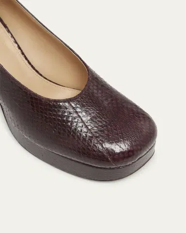Chloé Loti Snake Platform Block-Heel Pumps | Thumbnail 5 Chloé Loti Snake Platform Block-Heel Pumps | Thumbnail 5