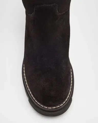 La Canadienne Davide Shearling-Lined Waterproof Suede Knee-High Boots | Thumbnail 3