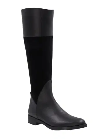 Aquatalia Regina Mixed Leather Riding Boots | Thumbnail 1