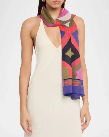 Pucci Geometric-Print Cotton Pareo | Thumbnail 2