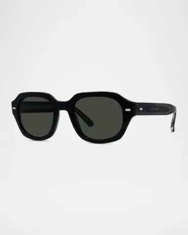 Vuarnet Men's BELVEDERE 11 Acetate Rectangle Sunglasses | Thumbnail 2