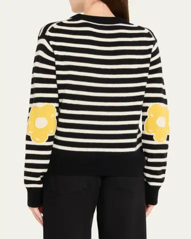 Marc Jacobs Joy Striped Crewneck Sweater | Thumbnail 3 Marc Jacobs Joy Striped Crewneck Sweater | Thumbnail 3