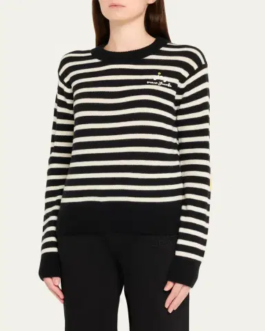 Marc Jacobs Joy Striped Crewneck Sweater | Thumbnail 4 Marc Jacobs Joy Striped Crewneck Sweater | Thumbnail 4
