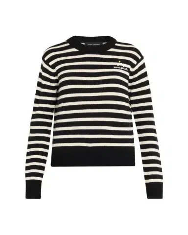 Marc Jacobs Joy Striped Crewneck Sweater | Thumbnail 1 Marc Jacobs Joy Striped Crewneck Sweater | Thumbnail 1