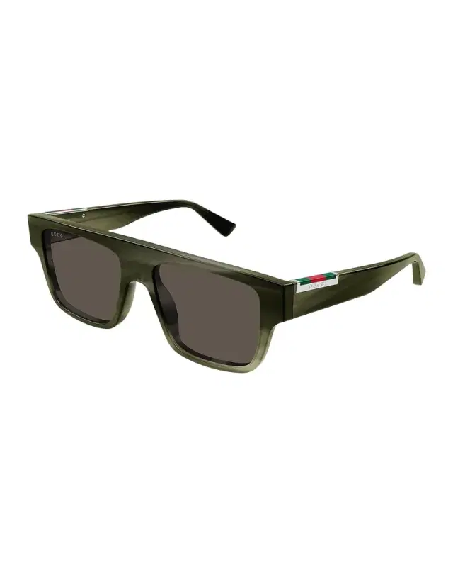 Men 's Subtle Web 53mm Square Acetate Sunglasses