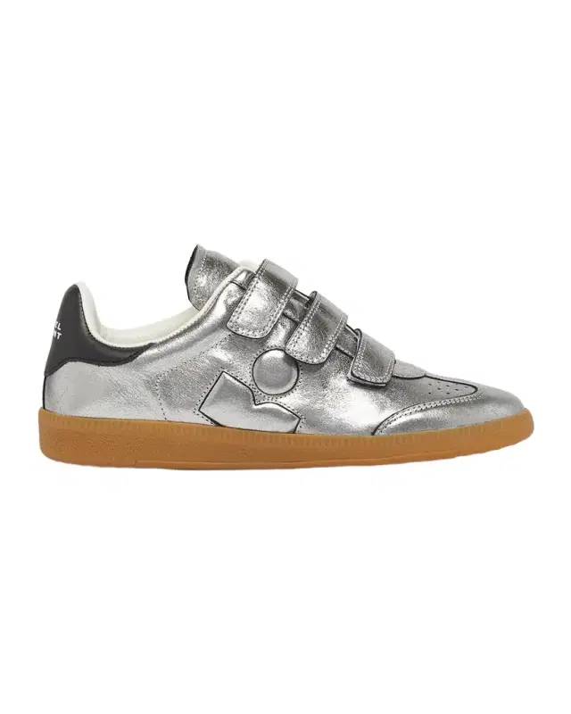 Festive Beth Metallic Leather Low-Top Sneakers
