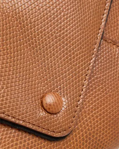 The Row Envelope Flap Clutch Bag in Embossed Leather | Thumbnail 5