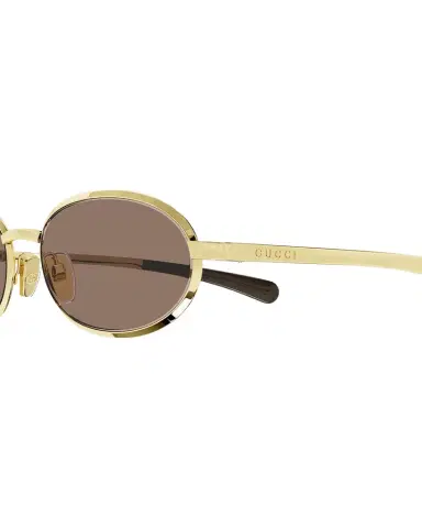 Gucci Men's Oval Metal Sunglasses | Thumbnail 1 Gucci Men's Oval Metal Sunglasses | Thumbnail 1