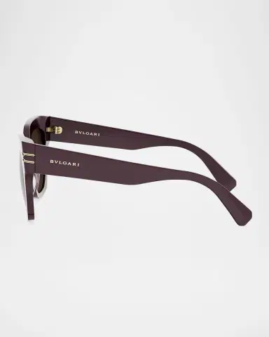 BVLGARI B. Zero1 Acetate Square Sunglasses | Thumbnail 3 BVLGARI B. Zero1 Acetate Square Sunglasses | Thumbnail 3