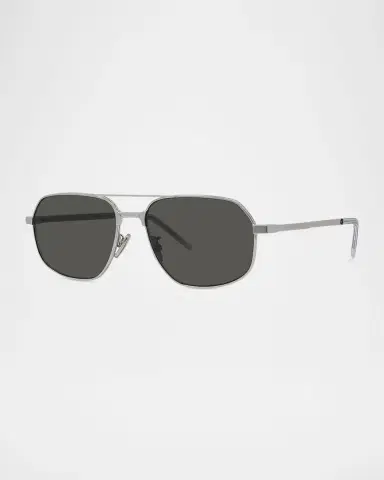 Givenchy GV One 57mm Metal Aviator Sunglasses | Thumbnail 2