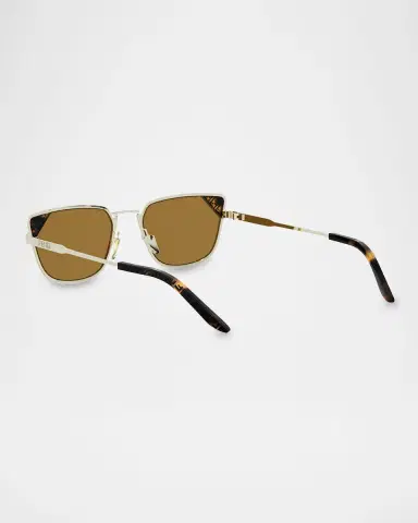 Fendi Signature Square Metal Sunglasses | Thumbnail 2 Fendi Signature Square Metal Sunglasses | Thumbnail 2