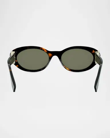Fendi FF Diamonds Oval Havana 53mm Sunglasses | Thumbnail 5 Fendi FF Diamonds Oval Havana 53mm Sunglasses | Thumbnail 5