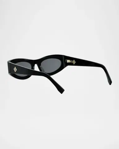 Fendi FF Diamonds 51mm Oval Sunglasses | Thumbnail 2
