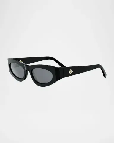 Fendi FF Diamonds 51mm Oval Sunglasses | Thumbnail 3