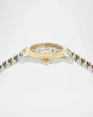 Versace Men's Apodis 41mm Two-Tone Bracelet Watch | Thumbnail 2