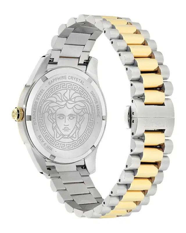 Versace Men 's Apodis 41mm Two-Tone Bracelet Watch