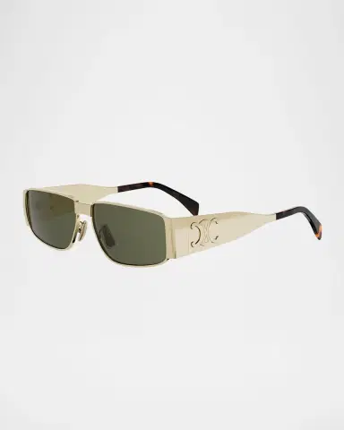 Celine Triomphe 59mm Metal Rectangular Sunglasses | Thumbnail 2
