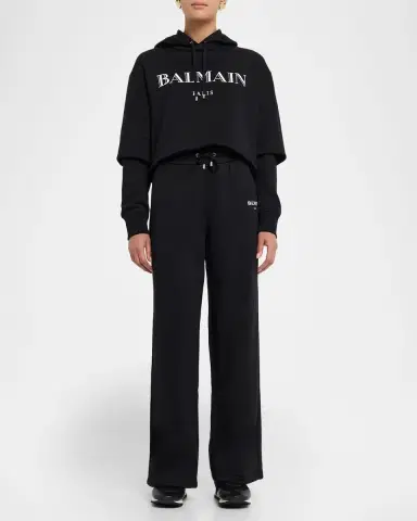Balmain Logo Graphic Hoodie | Thumbnail 2