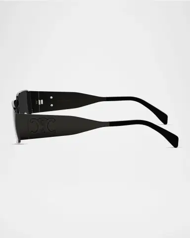 Celine Men's Triomphe Metal Rectangle Sunglasses | Thumbnail 3 Celine Men's Triomphe Metal Rectangle Sunglasses | Thumbnail 3