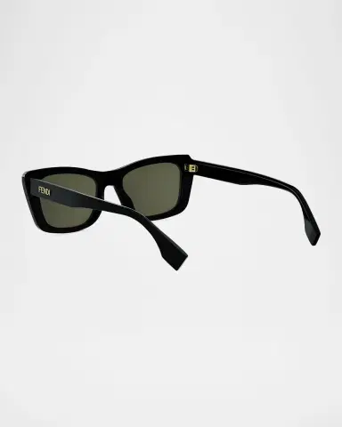 Fendi Lettering 53mm Rectangle Sunglasses | Thumbnail 2